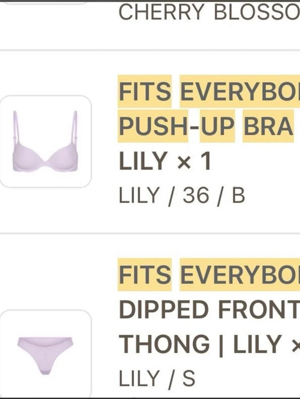 Skims fits everybody push up bra in lily 36B - Picture 2 of 5